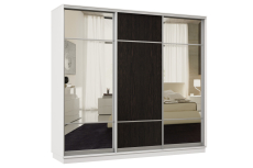 Шкафы-купе, Шкаф-купе Премьер Лайт 59 (11;08;11) трехдверный