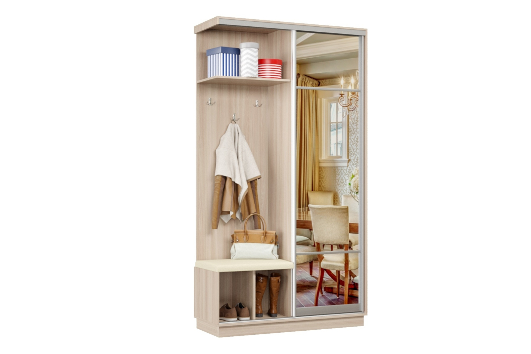 Прихожие, Прихожая Премьер 01 Лайт Мини 11 Левая Мягкая