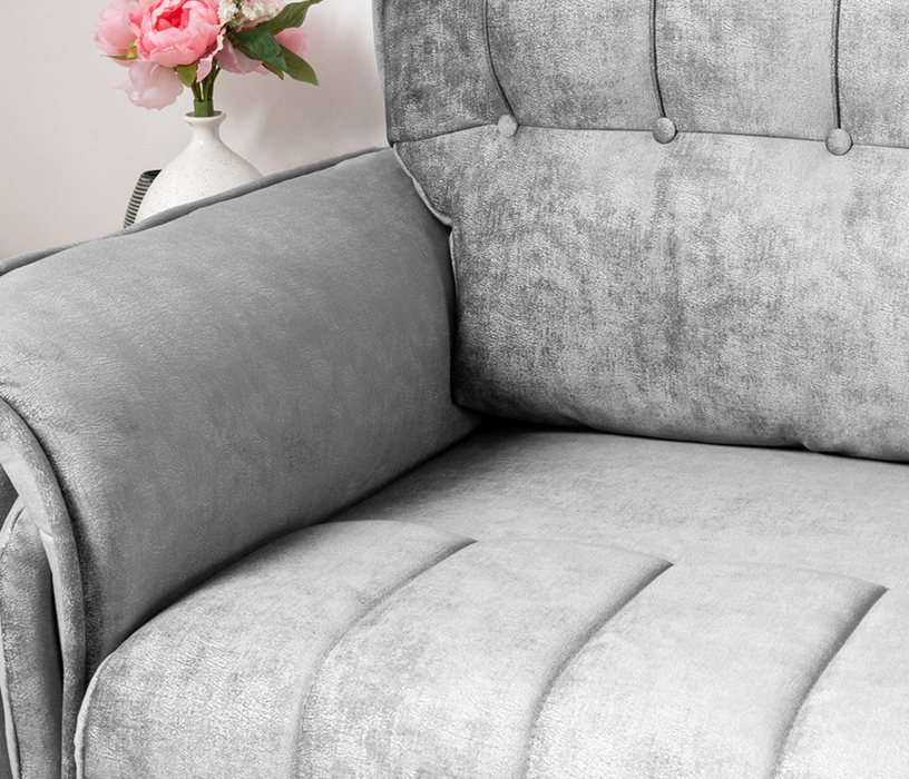 Диваны с ящиком для белья, Диван Дорис, Велюр Эверест