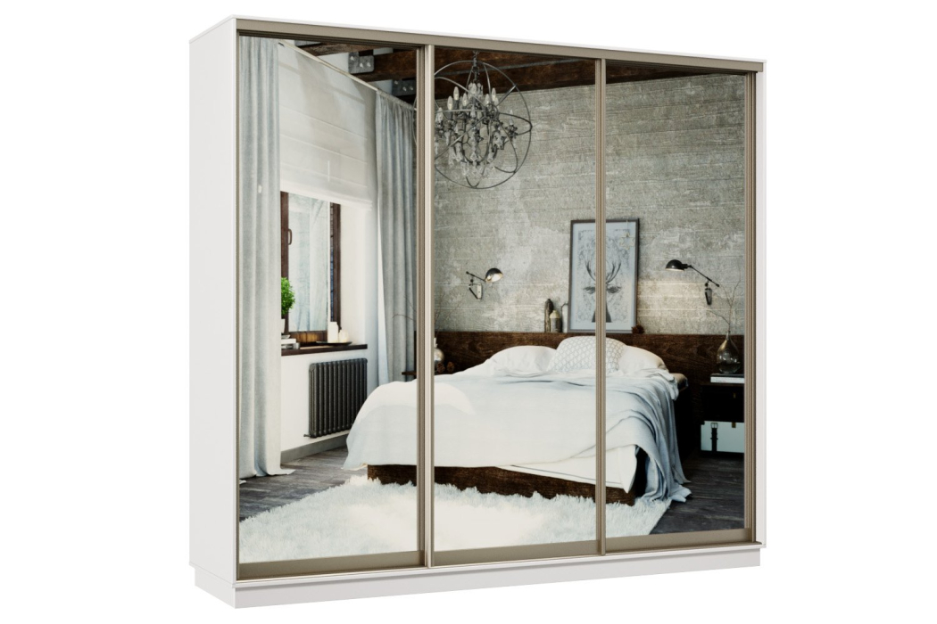 Шкафы-купе, Шкаф-купе Премьер 60 белый