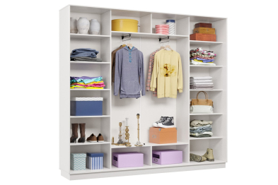 Шкаф-купе Премьер 59 (01ЗГ;01ЗГ;01ЗГ) фасады зеркало графит/трёхдверный/Профиль чёрный муар