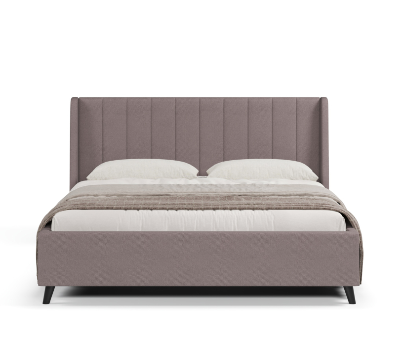 Мягкая кровать, Кровать Милла 160, велюр