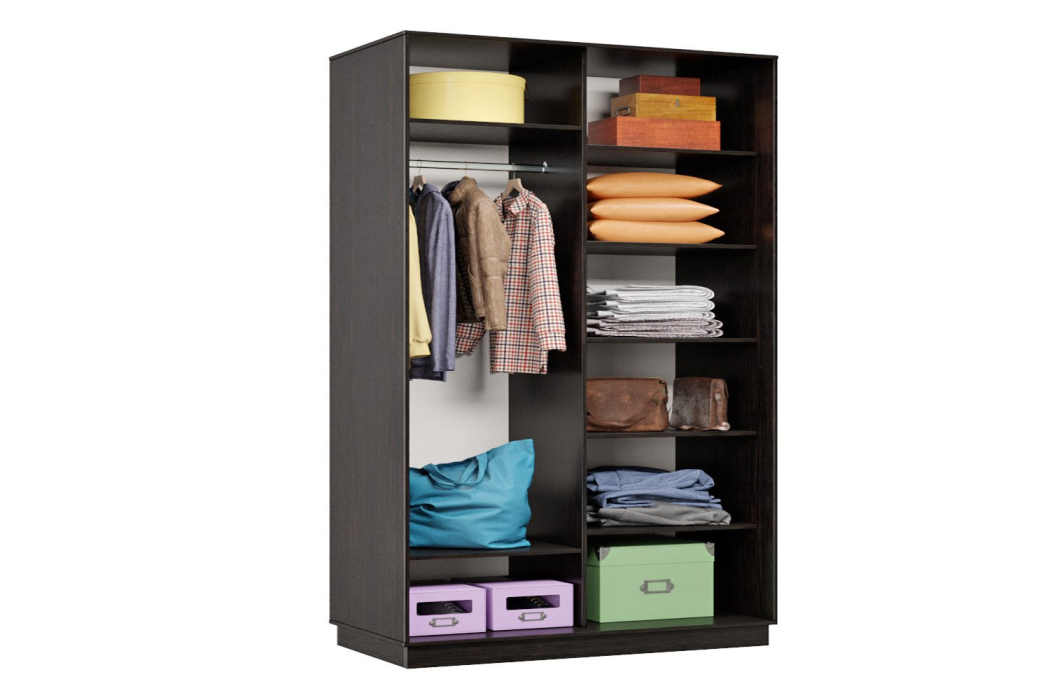 Шкафы-купе, Шкаф-купе Премьер 02 венге