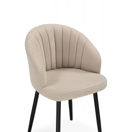 Стул на металлокаркасе Бэнбу некрутящийся marseille (чёрный)