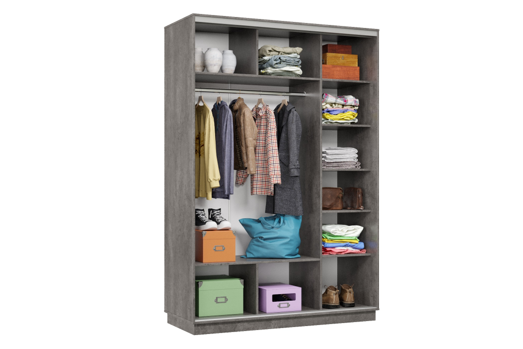 Шкафы-купе, Шкаф-купе Премьер Лайт 12 (08;08) двухдверный