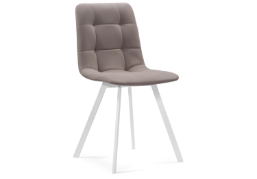 Стул Чилли велюр (опоры белые)