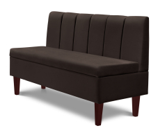 Диваны прямые, Диван прямой на ножках Лео 132, микровелюр