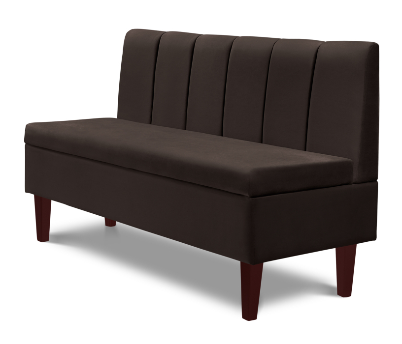 Диваны прямые, Диван прямой на ножках Лео 132, микровелюр