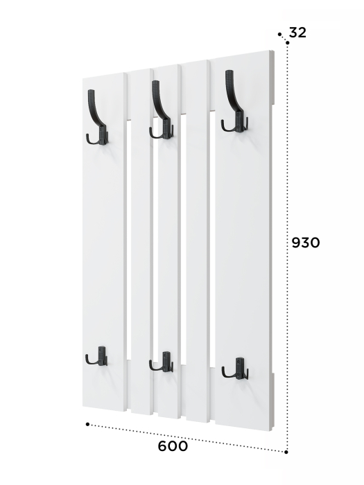 Настенные, Вешалка Эмилия ЭЛ-6