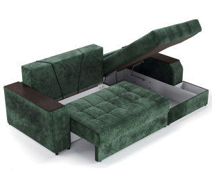 Угловой диван-кровать Лас-Вегас правый, шенилл