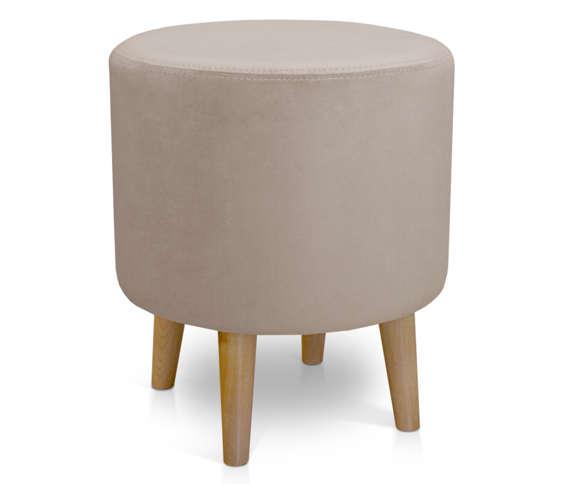 Банкетки, Пуфик круглый Ронд на высоких ножках, микровелюр