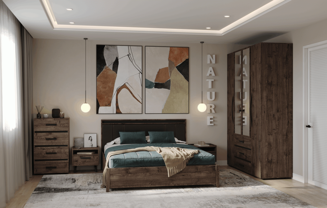 Кровати, Модульная система Nature (модуль 306) Кровать Люкс 1800 с п/м