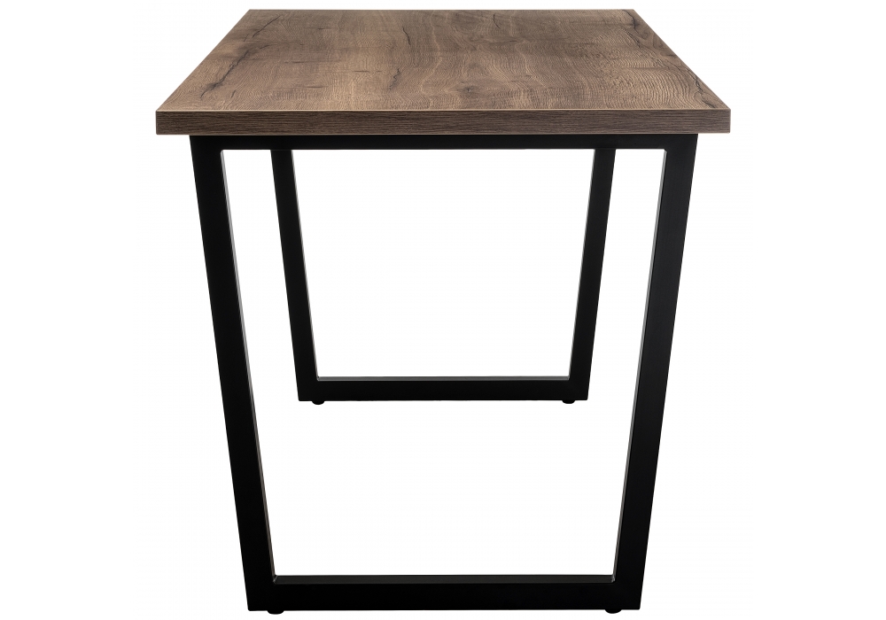 Обеденные столы, Стол деревянный Эльпатия 150 (черный матовый)