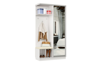 Прихожая Премьер 04 Лайт 11 Левая Мягкая