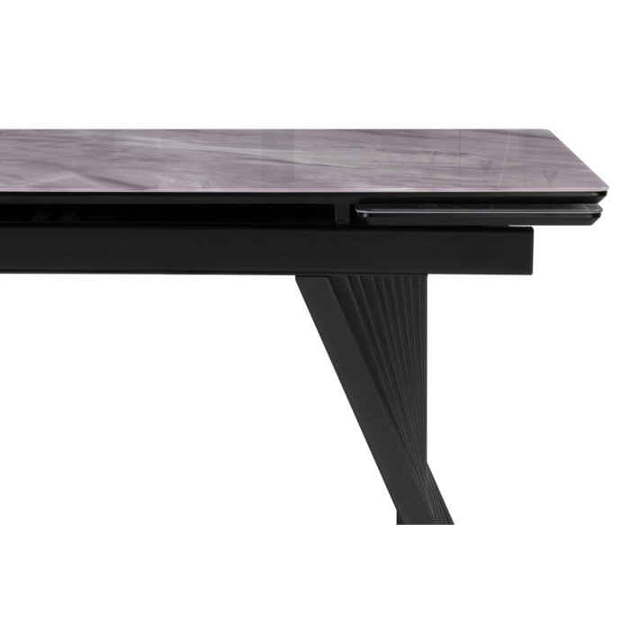 Обеденные столы, Стеклянный стол Вейв 140(200)х80