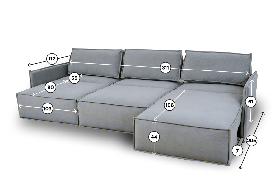 Диваны угловые в гостиную, Диван 9996