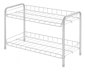 Этажерка для обуви разборная низкая 2 полки 660х280х440мм