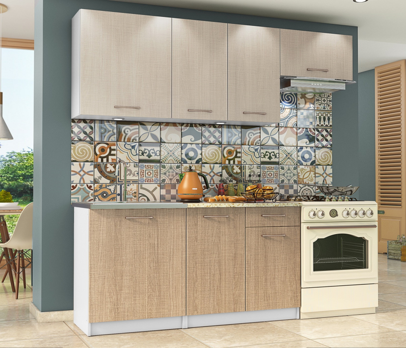 Кухонные гарнитуры, Кухонный гарнитур Бланка СТЛ.218.00Р1