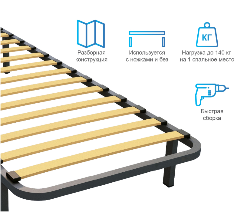 Ортопедические основания, Ортопедическое основание 90х200 см