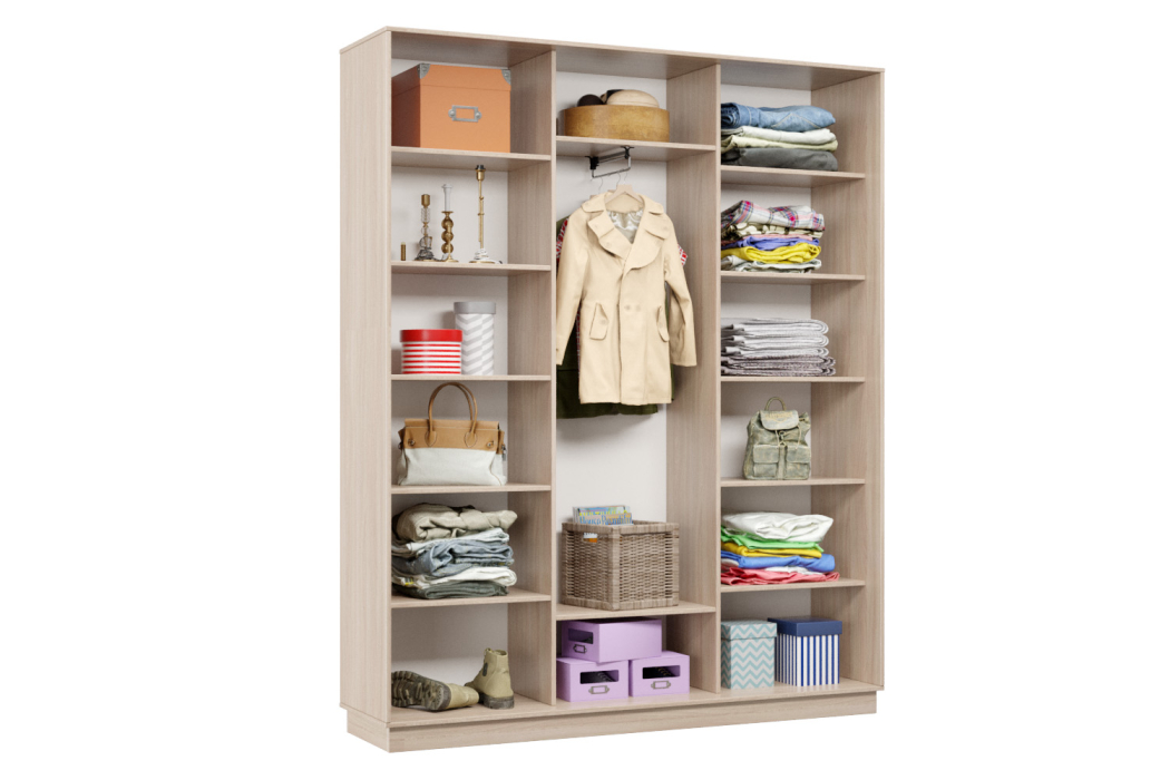 Шкафы-купе 3-х дверные, Шкаф-купе Премьер Лайт 29 (01;01;01) трехдверный