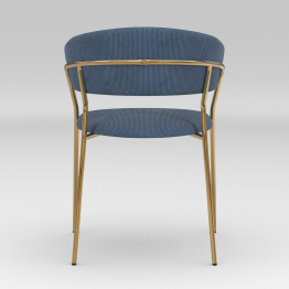 Стул Whispered Fusion вельвет, золотой