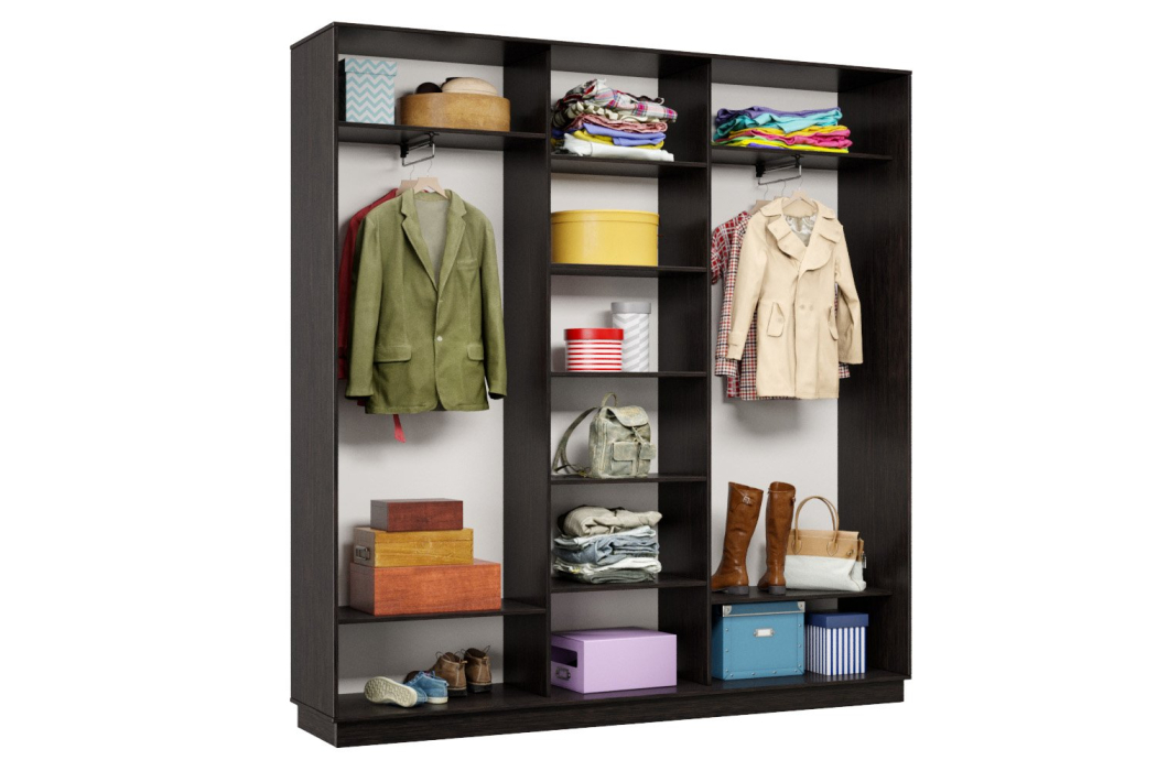 Шкафы-купе 3-х дверные, Шкаф-купе Премьер Лайт 41 (01;01;01) трехдверный