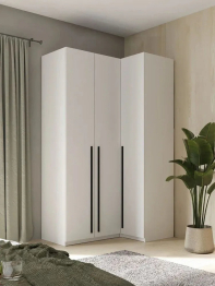 Угловой шкаф для одежды распашной с ящиками, София, 2200х900х1300мм