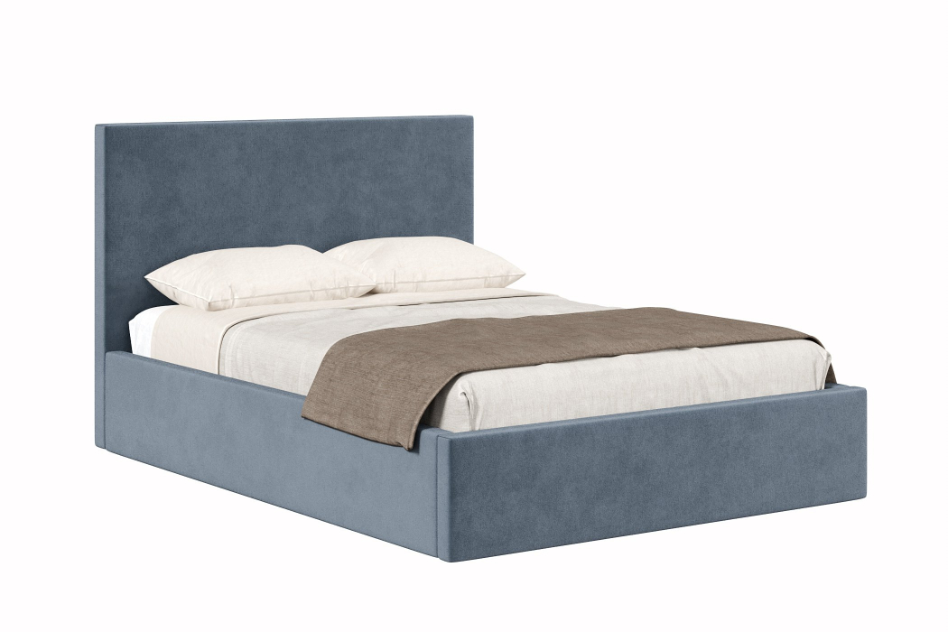 Мягкая кровать, Кровать Парма 1400 с подъёмным механизмом, велюр