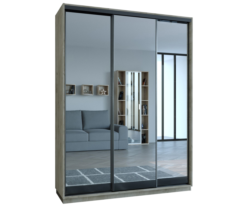 Шкафы-купе 3-х дверные, Шкаф-купе 3-х дверный Бристоль 451.03