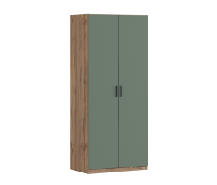 Шкаф двухдверный Макс 1000 мм, вариант №2 (ЛДСП, корпус дуб вотан)