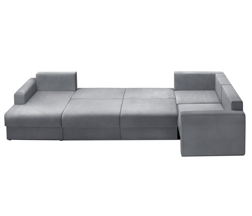 Диваны угловые в гостиную, Диван модульный со спальным местом Мэдисон П-образный