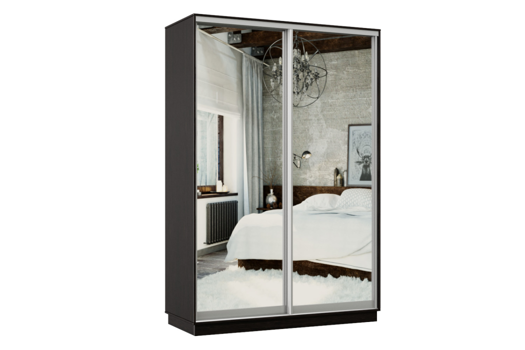 Шкафы-купе, Шкаф-купе Премьер Лайт 10 (01;01) двухдверный