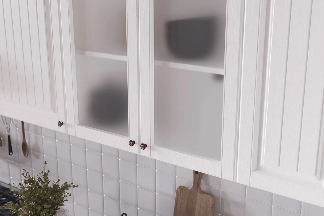 Кухонные гарнитуры, Кухонный гарнитур Хозяюшка Акация белая МДФ 1,8м