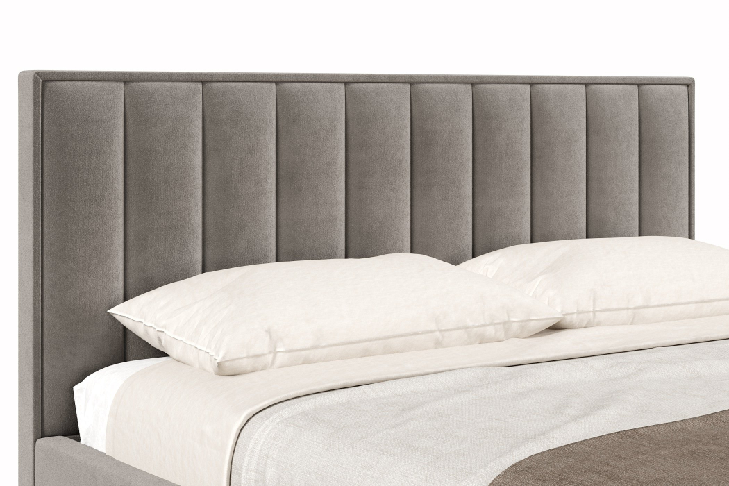 Мягкая кровать, Кровать Анкона 1800, велюр