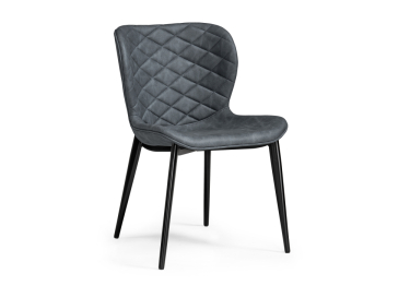 Стул  Катабучи ткань/черный глянец