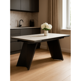 Керамический стол Вейв new 160(220)х89