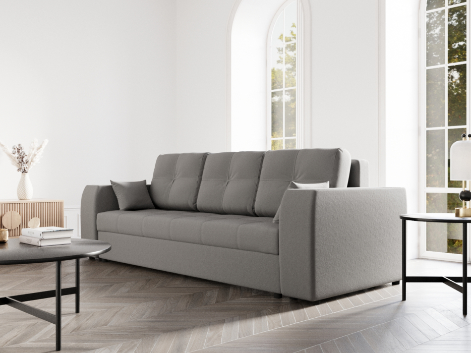 Диваны с ящиком для белья, Прямой диван Сенатор-1 ППУ, велюр