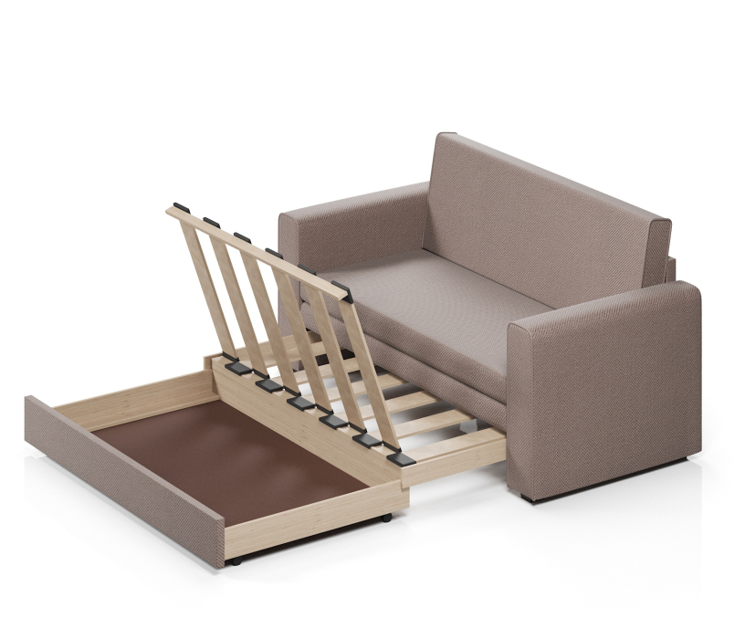 Диваны выкатные, Диван-кровать Санта выкатной, велюр