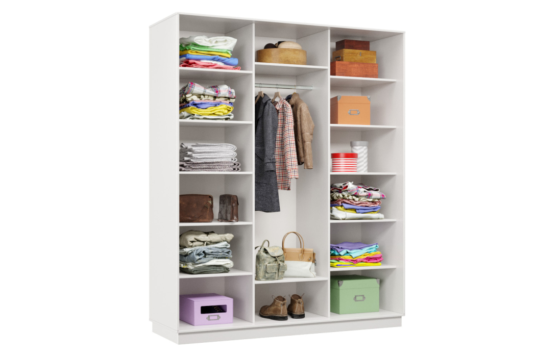 Шкафы-купе 3-х дверные, Шкаф-купе Премьер Лайт 30 (08;11;08) трехдверный