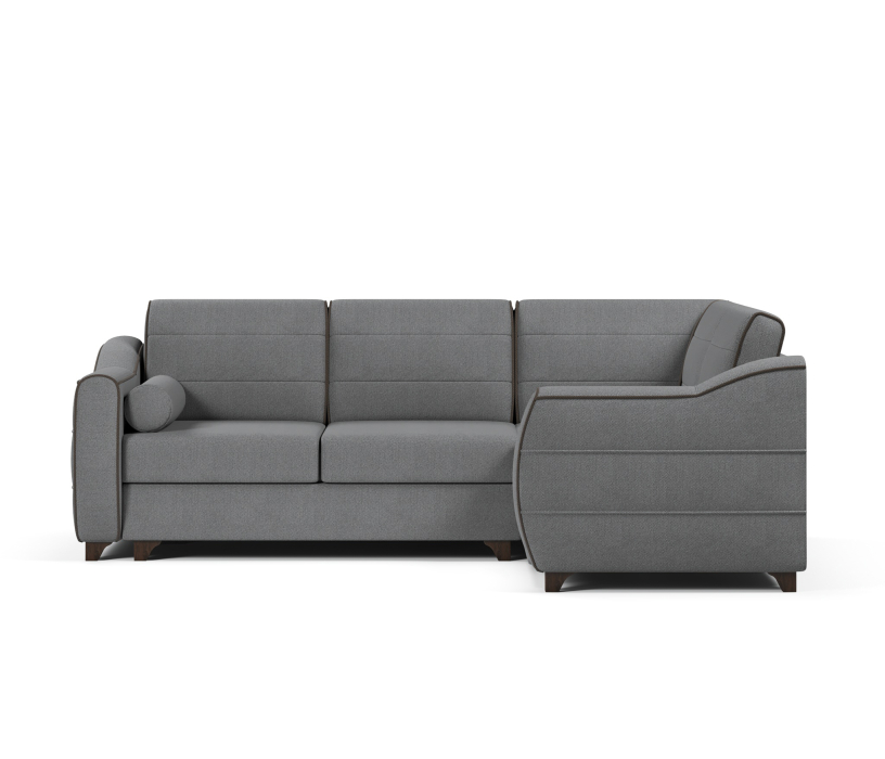 Диваны угловые в гостиную, Диван-кровать угловой Френсис еврокнижка, велюр