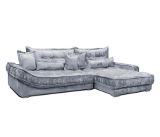 Диваны угловые в гостиную, Диван мягкий угловой Бруно, велюр