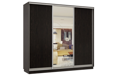 Шкаф-купе Премьер Лайт 58 (02;01;02) трехдверный