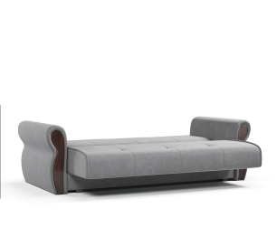 Диван-кровать прямой Делюкс книжка, велюр