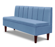 Диваны прямые, Диван прямой на ножках Лео 154, микровелюр