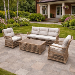 Комплект ALBERT лаунж соломенный