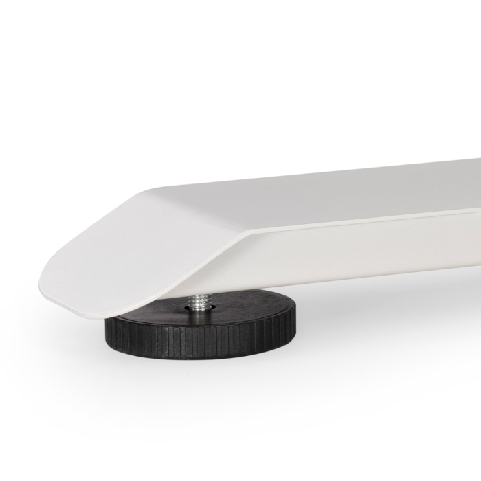 Прямые компьютерные столы, Компьютерный стол Маркос с механизмом подъема 140х80х75, белый