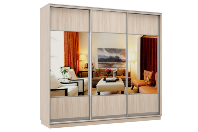 Шкаф-купе Премьер Лайт 60 (05;05;05) трехдверный