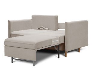 Диван кровать прямой со спальным местом Оливер 120, микровелюр