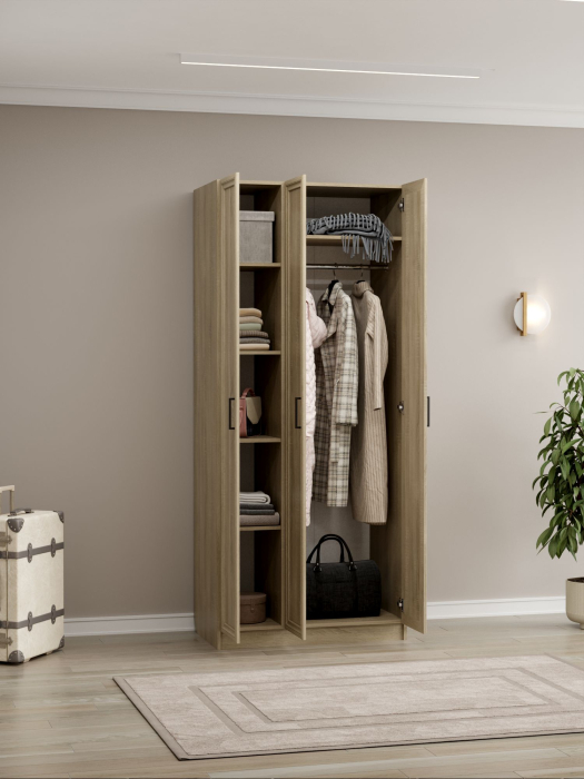 Для одежды, Шкаф распашной МДФ ШК-3/1