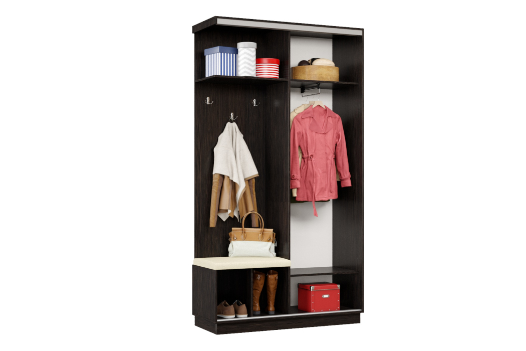 Прихожие, Прихожая Премьер 03 Лайт 05 Левая Мягкая